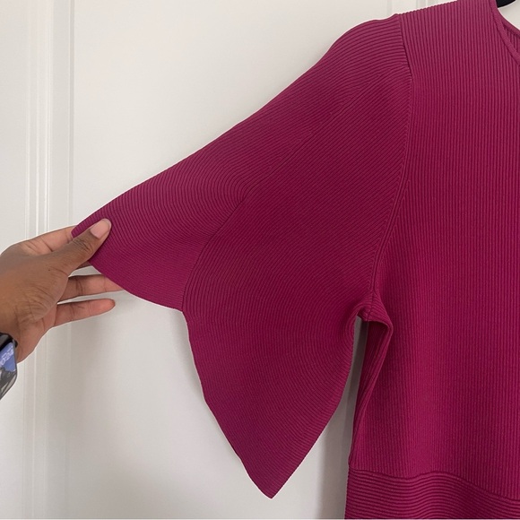 NWT Ted Baker Oliviha Rib Engineered Skater Dress - Picture 4 of 7